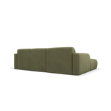 Molino 4-Sitzer Ecksofa Links, mit Bezug aus Chenille (Reb18) in Light Green, 250x170 cm – Bild 4