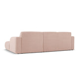 Molino 4-Sitzer Ecksofa Rechts, mit Bezug aus Boucle (Bal2072) in Powder Pink, 250x170 cm – Bild 4
