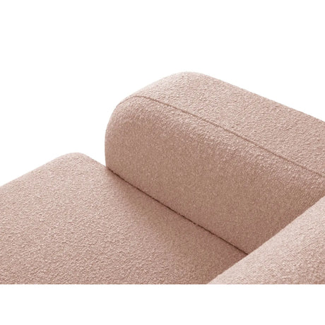 Molino 4-Sitzer Ecksofa Rechts, mit Bezug aus Boucle (Bal2072) in Powder Pink, 250x170 cm – Bild 6