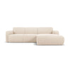 Molino 4-Sitzer Ecksofa Rechts, mit Bezug aus Boucle (Bal2074) in Beige, 250x170 cm – Bild 1