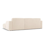 Molino 4-Sitzer Ecksofa Rechts, mit Bezug aus Boucle (Bal2074) in Beige, 250x170 cm – Bild 4