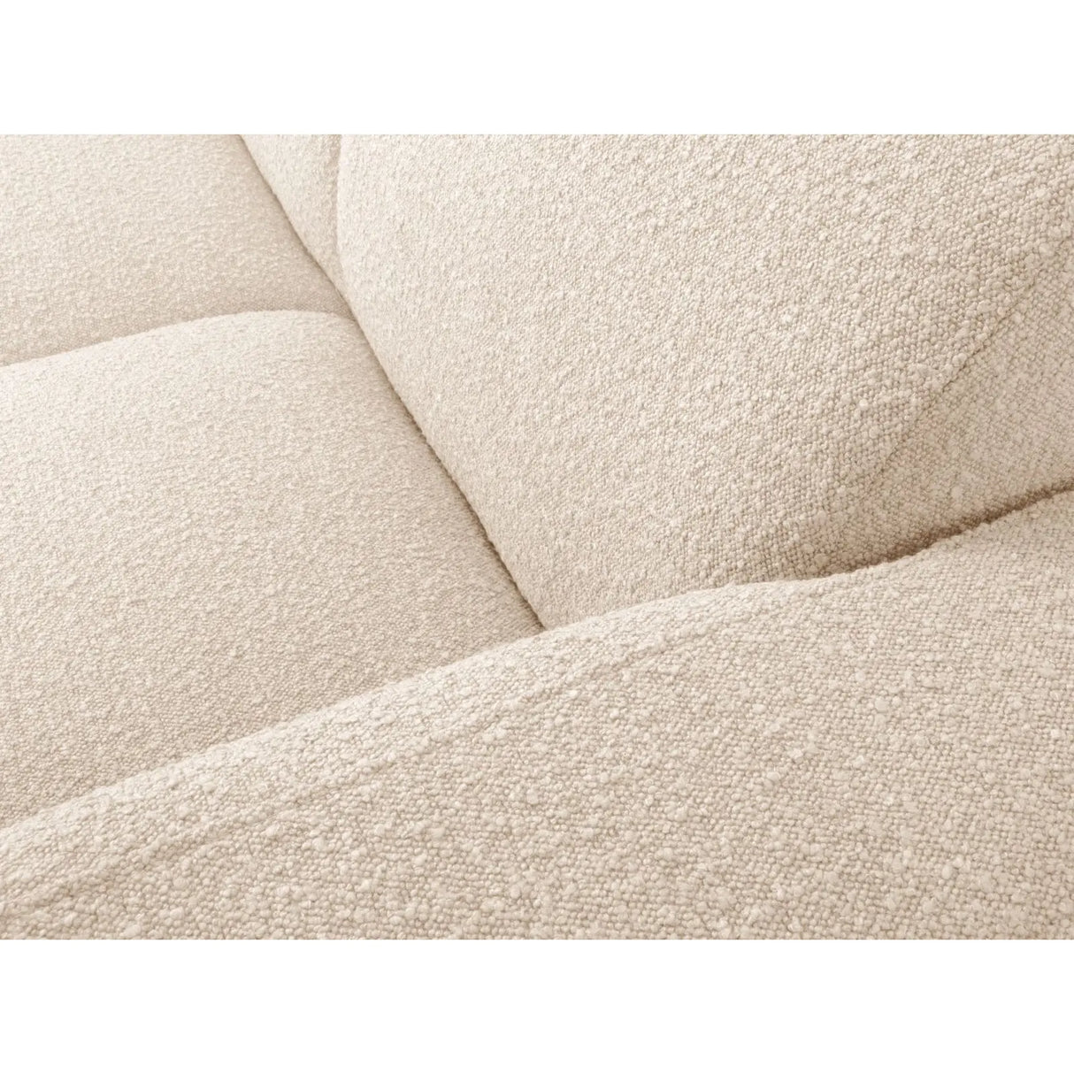 Molino 4-Sitzer Ecksofa Rechts, mit Bezug aus Boucle (Bal2074) in Beige, 250x170 cm – Bild 5