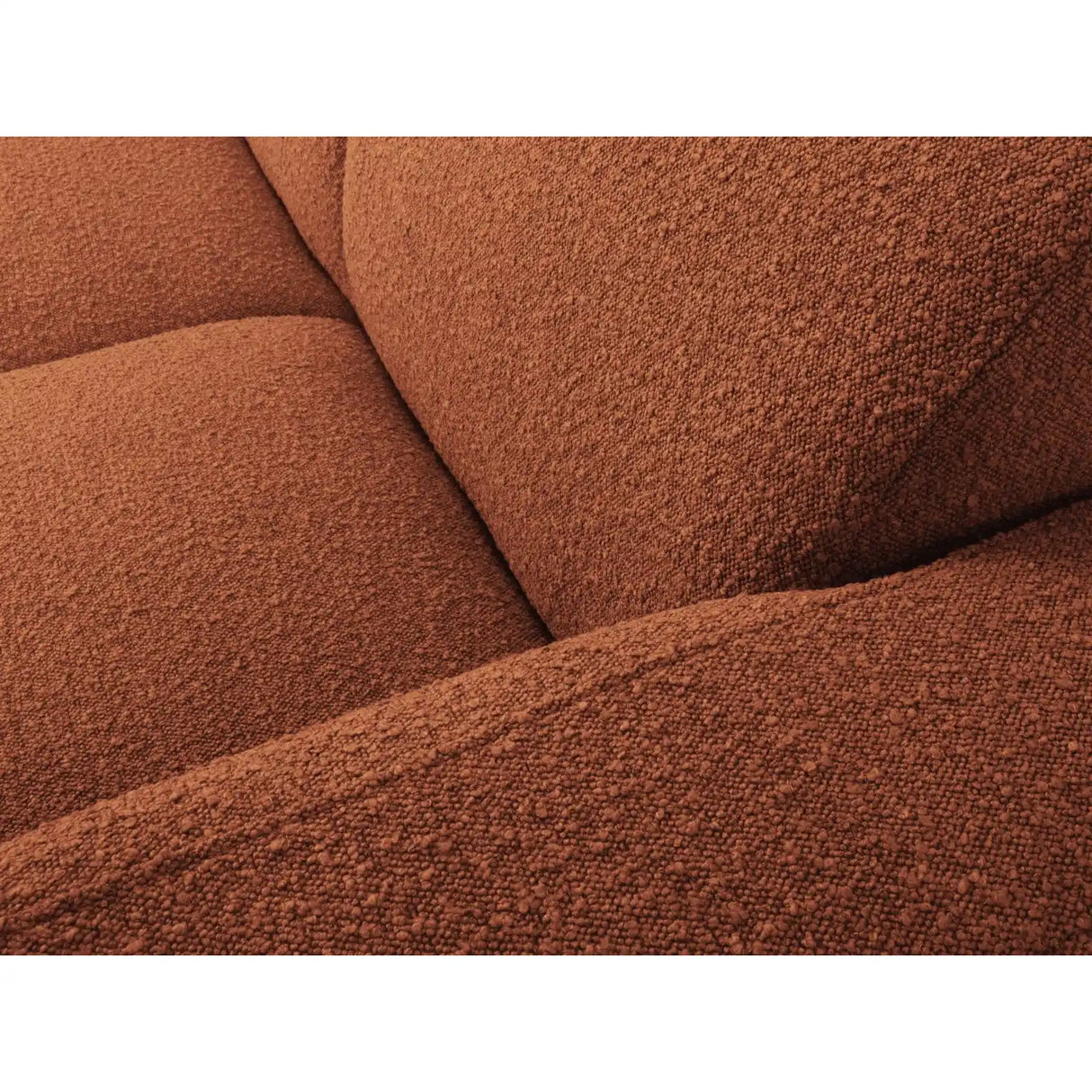 Molino 4-Sitzer Ecksofa Rechts, mit Bezug aus Boucle (Bal2078) in Braun, 250x170 cm – Bild 5