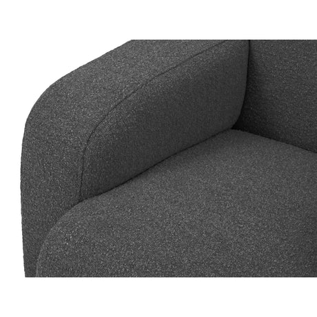 Molino 4-Sitzer Ecksofa Rechts, mit Bezug aus Boucle (Bal2083) in Dunkelgrau, 250x170 cm – Bild 7