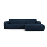 Molino 4-Sitzer Ecksofa Rechts, mit Bezug aus Boucle (Bal2088) in Dunkelblau, 250x170 cm – Bild 1