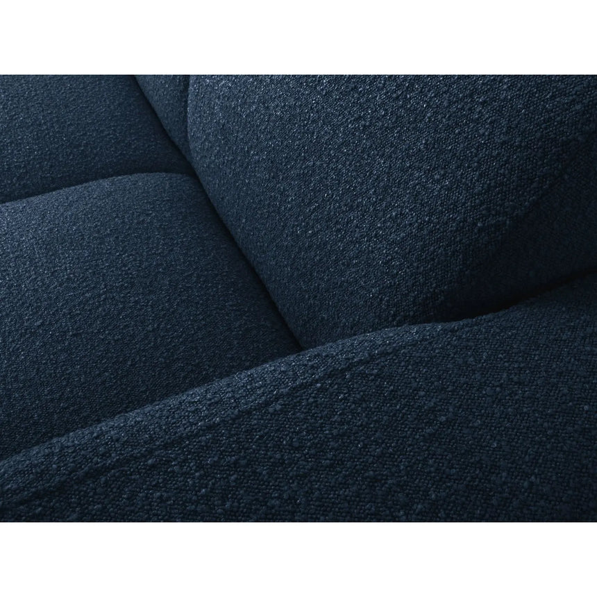 Molino 4-Sitzer Ecksofa Rechts, mit Bezug aus Boucle (Bal2088) in Dunkelblau, 250x170 cm – Bild 5
