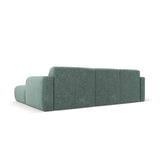 Molino 4-Sitzer Ecksofa Rechts, mit Bezug aus Chenille (Haga78) in Petrol, 250x170 cm – Bild 5
