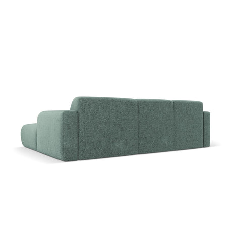 Molino 4-Sitzer Ecksofa Rechts, mit Bezug aus Chenille (Haga78) in Petrol, 250x170 cm – Bild 5