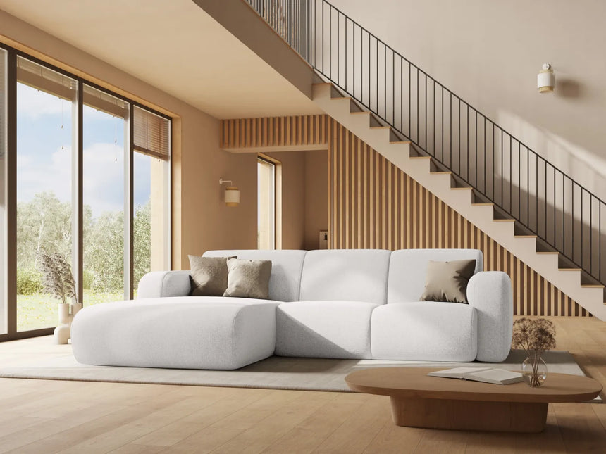 Molino 4-Sitzer Ecksofa Rechts, mit Bezug aus Chenille (Haga86) in Königsblau, 250x170 cm – Bild 2