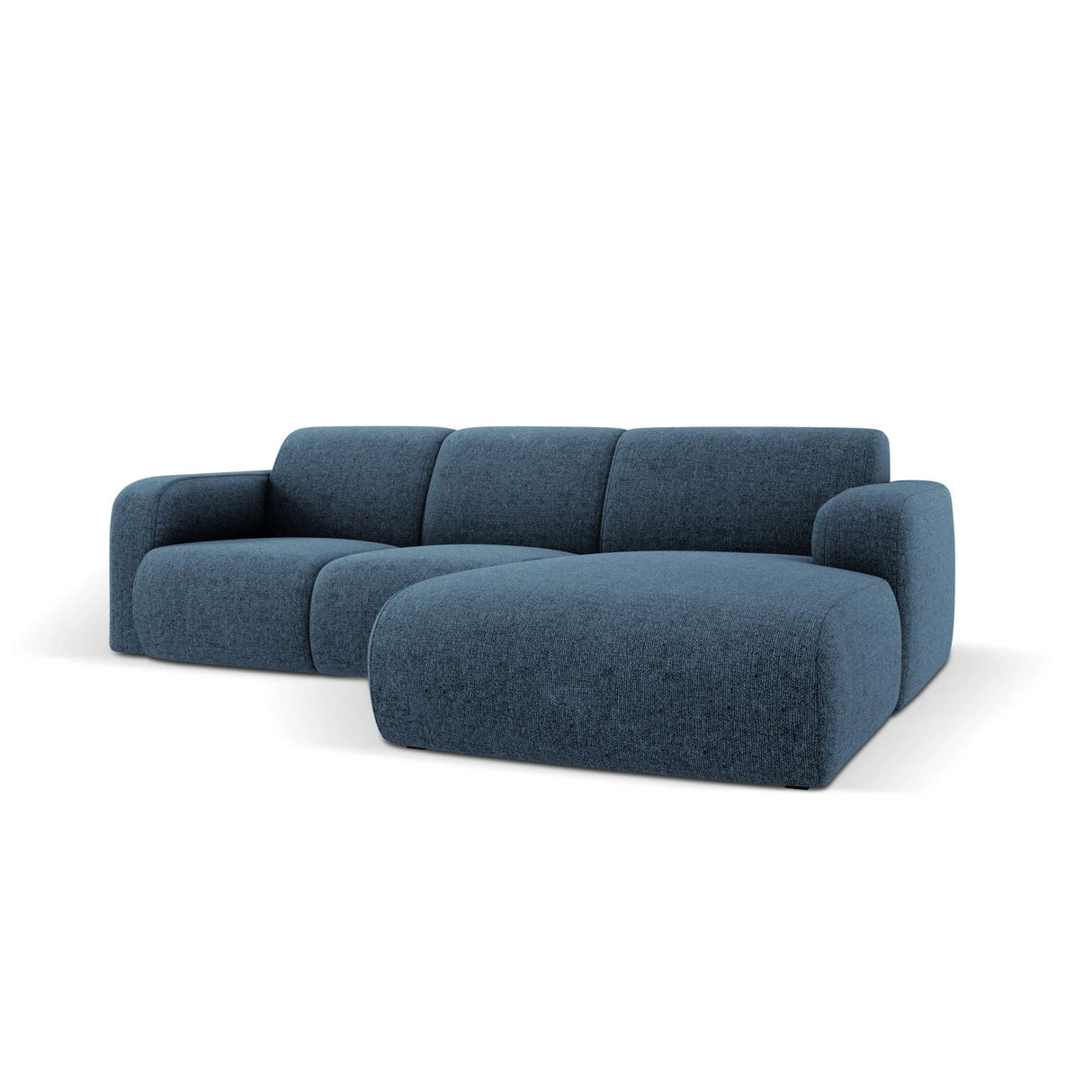 Molino 4-Sitzer Ecksofa Rechts, mit Bezug aus Chenille (Haga86) in Königsblau, 250x170 cm – Bild 4