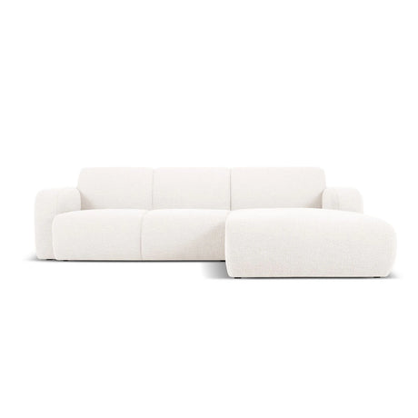 Molino 4-Sitzer Ecksofa Rechts, mit Bezug aus Chenille oder Boucle, 250x170 cm – Bild 1