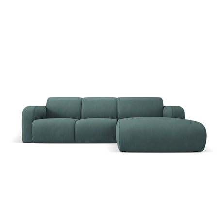 Molino 4-Sitzer Ecksofa Rechts, mit Bezug aus Chenille (Reb13) in Sea Green, 250x170 cm – Bild 1