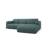 Molino 4-Sitzer Ecksofa Rechts, mit Bezug aus Chenille (Reb13) in Sea Green, 250x170 cm – Bild 3