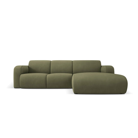 Molino 4-Sitzer Ecksofa Rechts, mit Bezug aus Chenille (Reb18) in Light Green, 250x170 cm – Bild 1