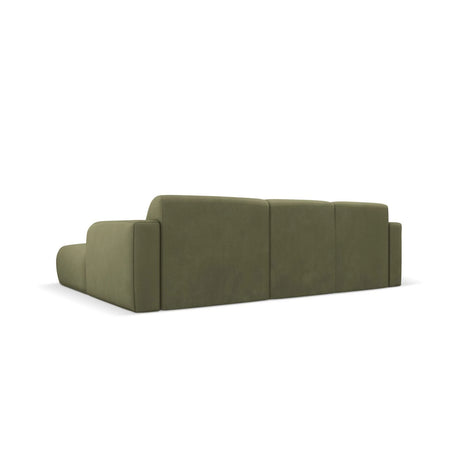 Molino 4-Sitzer Ecksofa Rechts, mit Bezug aus Chenille (Reb18) in Light Green, 250x170 cm – Bild 4