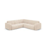 Molino 5-Sitzer Ecksofa symmetrisch, mit Bezug aus Boucle (Bal2074) in Beige, 252x252 cm – Bild 1