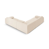 Molino 5-Sitzer Ecksofa symmetrisch, mit Bezug aus Boucle (Bal2074) in Beige, 252x252 cm – Bild 4