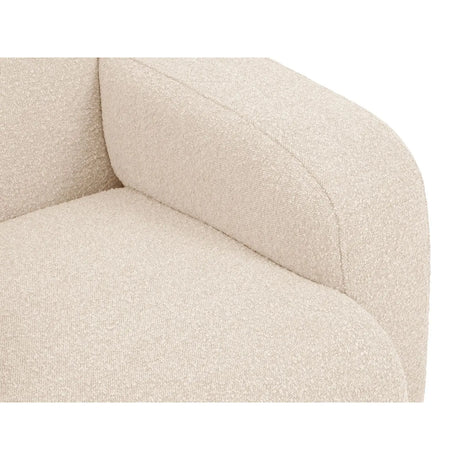 Molino 5-Sitzer Ecksofa symmetrisch, mit Bezug aus Boucle (Bal2074) in Beige, 252x252 cm – Bild 7