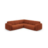 Molino 5-Sitzer Ecksofa symmetrisch, mit Bezug aus Boucle (Bal2078) in Braun, 252x252 cm – Bild 1