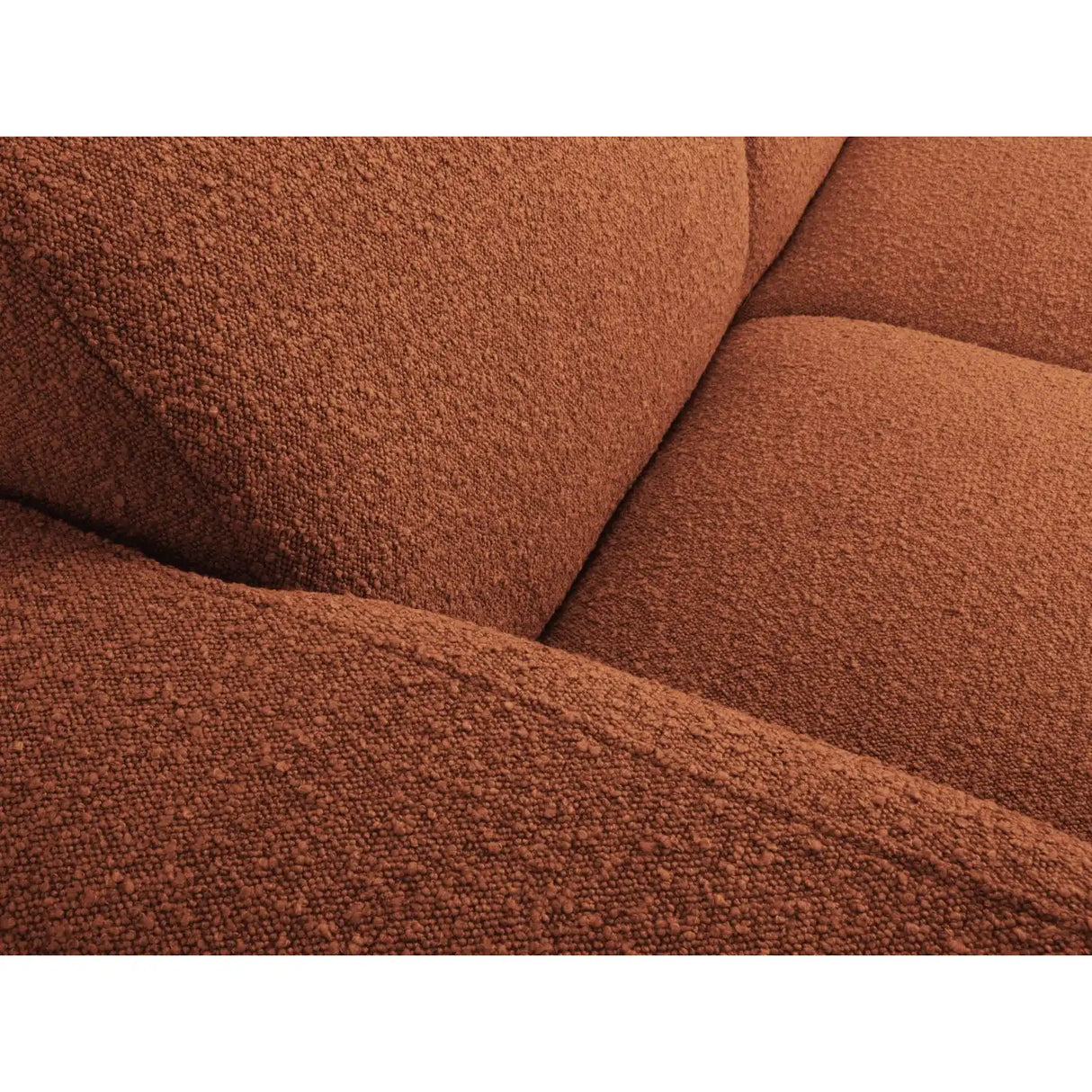 Molino 5-Sitzer Ecksofa symmetrisch, mit Bezug aus Boucle (Bal2078) in Braun, 252x252 cm – Bild 5