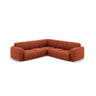 Molino 5-Sitzer Ecksofa symmetrisch, mit Bezug aus Chenille (Haga44) in Terrakotta, 252x252 cm – Bild 1