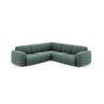 Molino 5-Sitzer Ecksofa symmetrisch, mit Bezug aus Chenille (Haga78) in Petrol, 252x252 cm – Bild 1