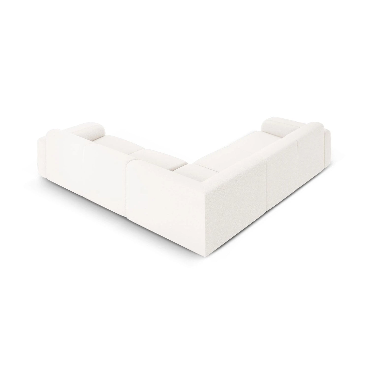 Molino 5-Sitzer Ecksofa symmetrisch, mit Bezug aus Chenille oder Boucle, 252x252 cm – Bild 4