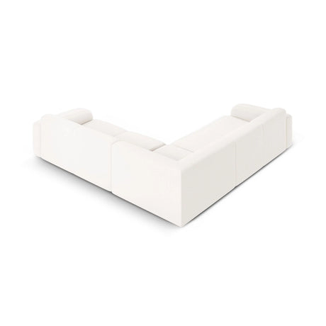 Molino 5-Sitzer Ecksofa symmetrisch, mit Bezug aus Chenille oder Boucle, 252x252 cm – Bild 4