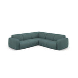 Molino 5-Sitzer Ecksofa symmetrisch, mit Bezug aus Chenille (Reb13) in Sea Green, 252x252 cm – Bild 1