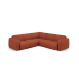 Molino 5-Sitzer Ecksofa symmetrisch, mit Bezug aus Chenille (Reb20) in Orange, 252x252 cm – Bild 1