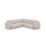 Molino 5-Sitzer Ecksofa symmetrisch, mit Bezug aus Chenille (Reb25) in Beige, 252x252 cm – Bild 1