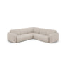 Molino 5-Sitzer Ecksofa symmetrisch, mit Bezug aus Chenille (Reb25) in Beige, 252x252 cm – Bild 1