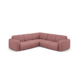 Molino 5-Sitzer Ecksofa symmetrisch, mit Bezug aus Chenille (Reb7) in Rosa, 252x252 cm – Bild 1