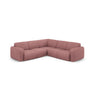 Molino 5-Sitzer Ecksofa symmetrisch, mit Bezug aus Chenille (Reb7) in Rosa, 252x252 cm – Bild 1