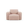 Molino Sessel mit Bezug aus Boucle (Bal2072) in Powder Pink, 105x95 cm – Bild 1