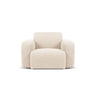 Molino Sessel mit Bezug aus Boucle (Bal2074) in Beige, 105x95 cm – Bild 1