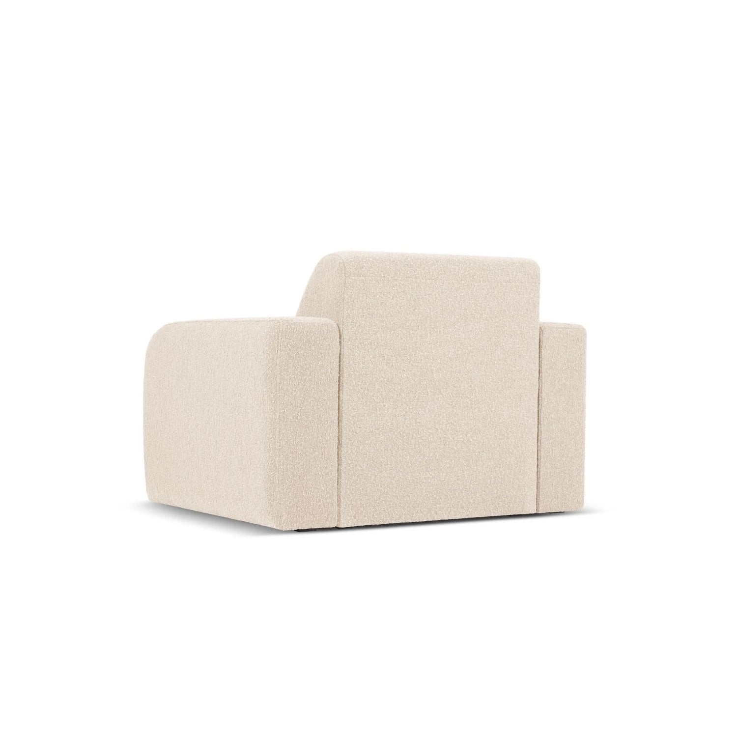 Molino Sessel mit Bezug aus Boucle (Bal2074) in Beige, 105x95 cm – Bild 4