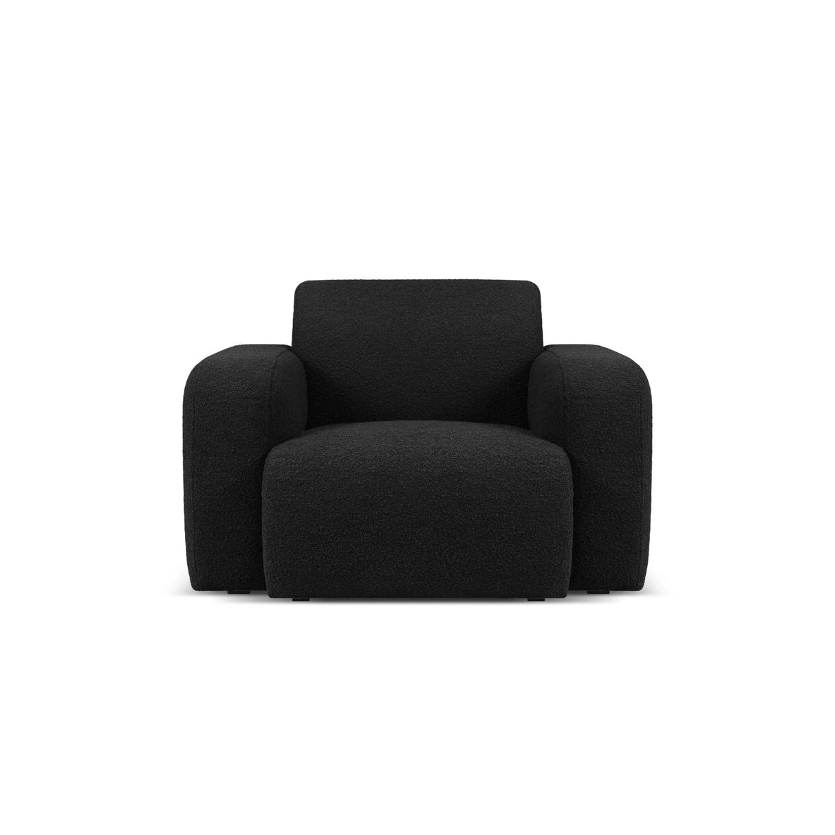 Molino Sessel mit Bezug aus Boucle (Bal2082) in Schwarz, 105x95 cm – Bild 1