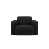 Molino Sessel mit Bezug aus Boucle (Bal2082) in Schwarz, 105x95 cm – Bild 1