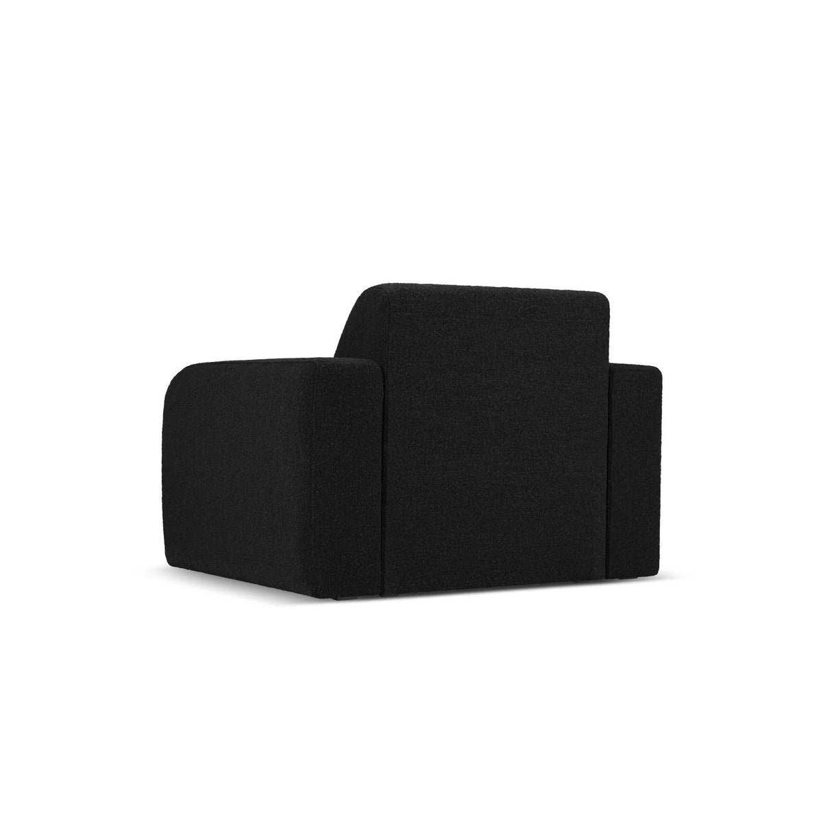 Molino Sessel mit Bezug aus Boucle (Bal2082) in Schwarz, 105x95 cm – Bild 4