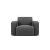 Molino Sessel mit Bezug aus Boucle (Bal2083) in Dunkelgrau, 105x95 cm – Bild 1