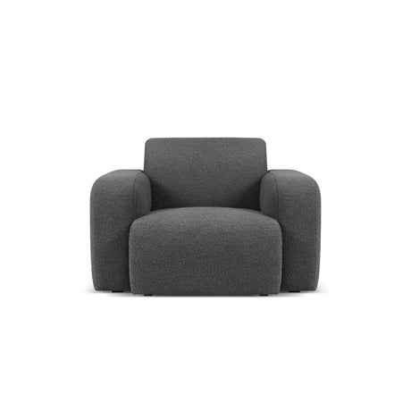 Molino Sessel mit Bezug aus Boucle (Bal2083) in Dunkelgrau, 105x95 cm – Bild 1