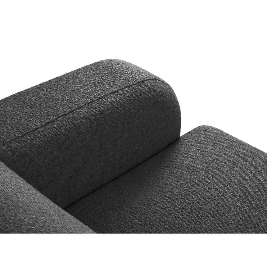 Molino Sessel mit Bezug aus Boucle (Bal2083) in Dunkelgrau, 105x95 cm – Bild 5
