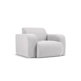 Molino Sessel mit Bezug aus Boucle (Bal2085) in Hellgrau, 105x95 cm – Bild 3