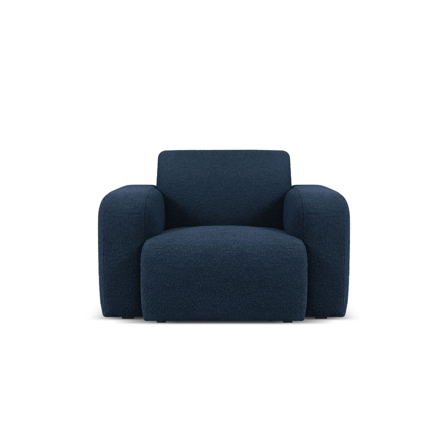 Molino Sessel mit Bezug aus Boucle (Bal2088) in Dunkelblau, 105x95 cm – Bild 1