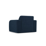 Molino Sessel mit Bezug aus Boucle (Bal2088) in Dunkelblau, 105x95 cm – Bild 4