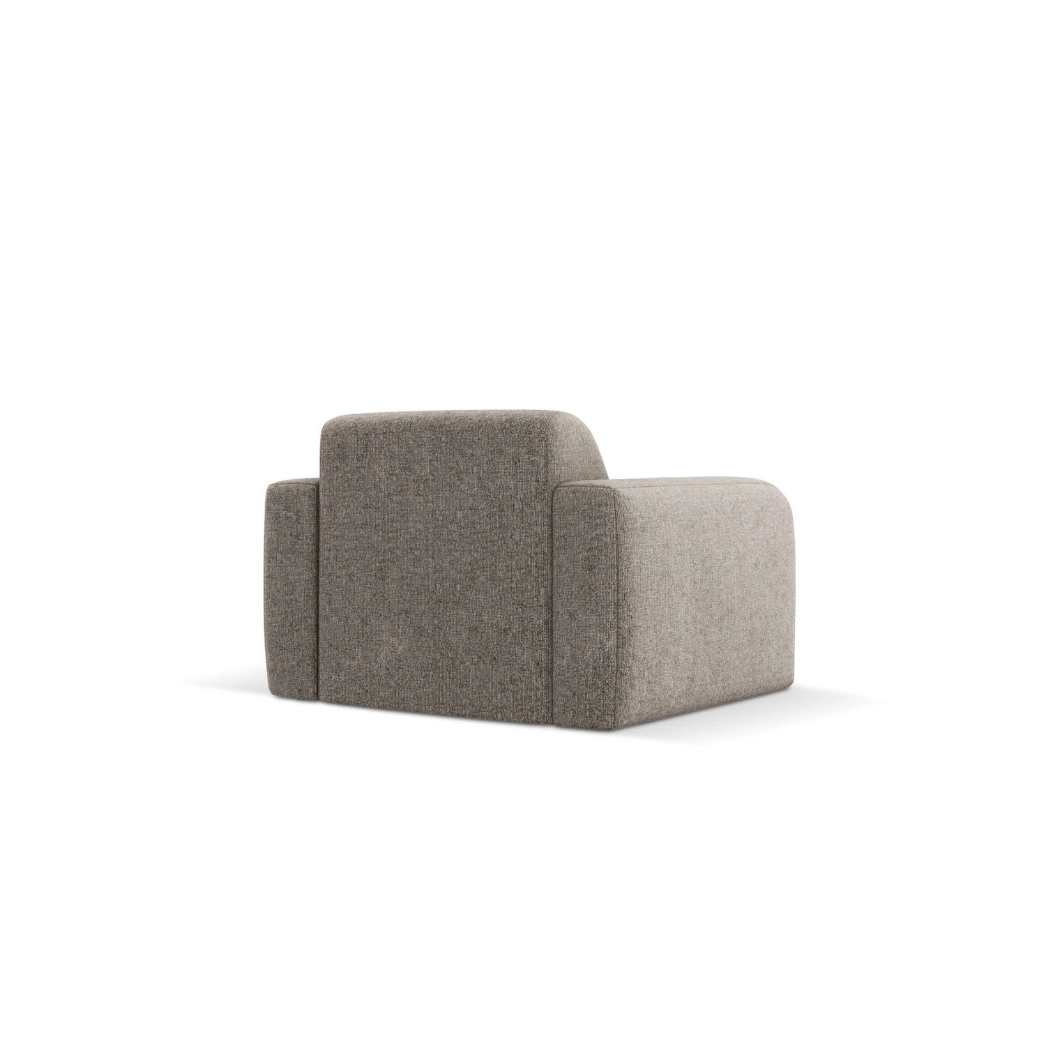 Molino Sessel mit Bezug aus Chenille (Haga16) in Grau, 105x95 cm – Bild 5