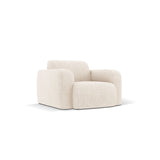 Molino Sessel mit Bezug aus Chenille (Haga23) in Leichtes Beige, 105x95 cm – Bild 4