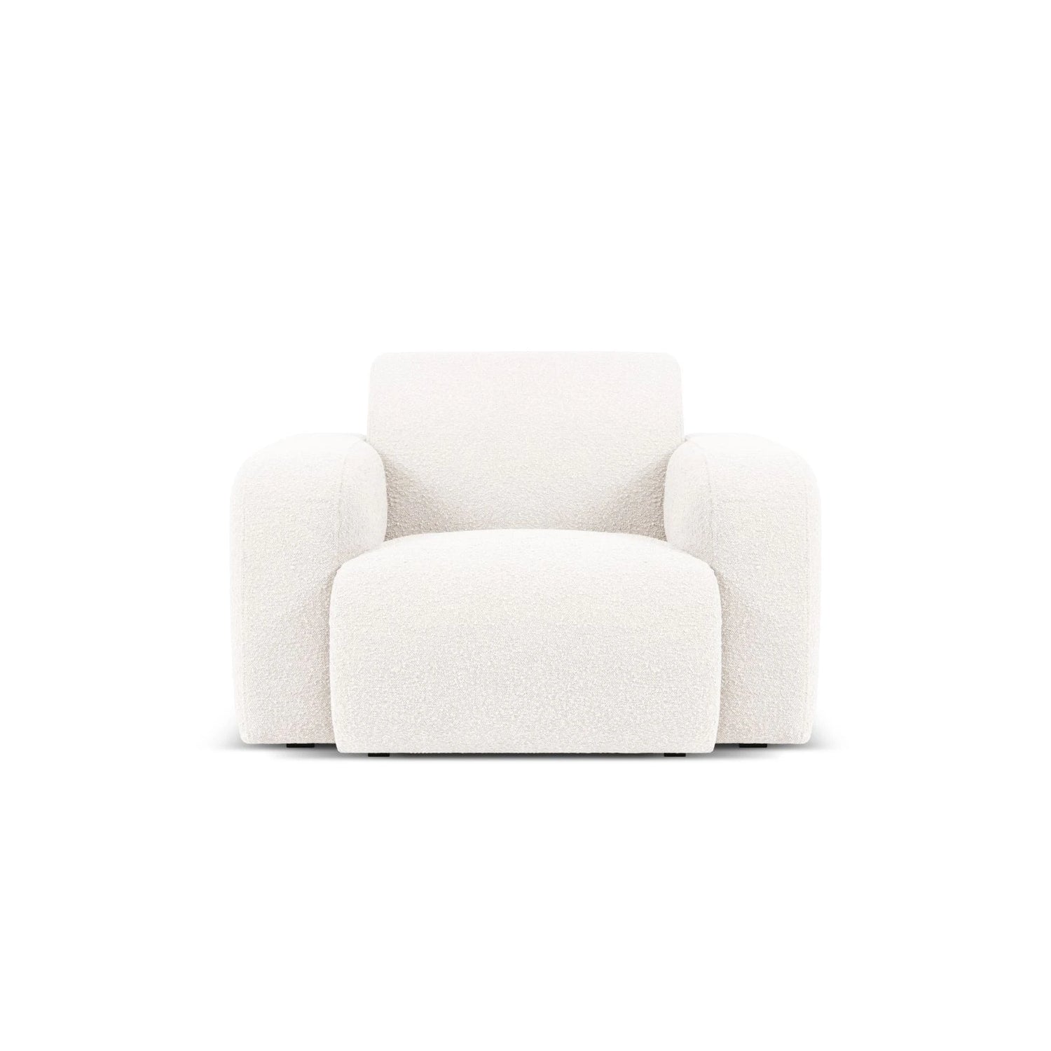Molino Sessel mit Bezug aus Chenille oder Boucle, 105x95 cm – Bild 1