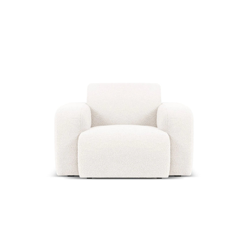 Molino Sessel mit Bezug aus Chenille oder Boucle, 105x95 cm – Bild 1